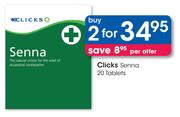 Clicks Senna Tablets-2 x 20's Pack