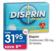 Disprin Cardiocare 100mg Tablets-30's pack