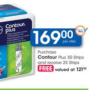 Contour Plus 50 Strips + Free 25 Strips