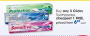 Clicks Toothpastes-Each