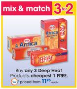 Deep Heat Products-Each