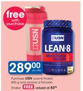 USN Lean-8 Protein 800g + Free Tornado Shaker