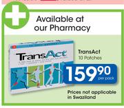 TransAct 10 Patches-Per Pack