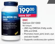 GNC Salmon Oil 1000 180 Softgels-Per Pack