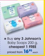 Johnson's Baby Soaps-200g Each