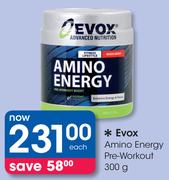 Evox Amino Energy Pre-Workout-300g