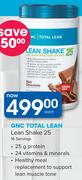 GNC Total Lean Shake 25 16 Servings