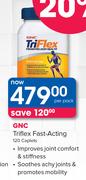 GNC Triflex Fast-Acting 120 Caplets-Per Pack
