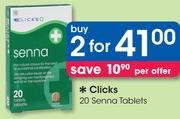 Clicks 20 Senna Tablets-For 2