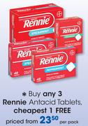 Rennie Antacid Tablets-Per Pack