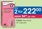 Clicks Menoforte 60 Capsules-For 2