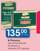 Prosana Hair & Nail Booster 60 Tablets Or Intensive 30 Capsules-Per Pack