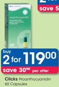 Clicks Proanthocyanidin 60 Capsules-For 2