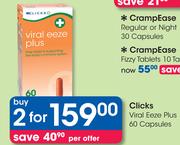 Clicks Viral Eeze Plus 60 Capsules-For 2