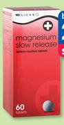 Clicks Magnesium 60 Tablets-For 2