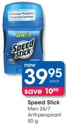 Speed Stick Men 24/7 Anti-Perspirant-50g