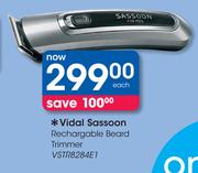 Vidal Sassoon Rechargeable Beard Trimmer VSTR8284E1