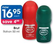 Brut Roll-On-50ml Each