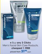 Clicks Men's Facial Skin Care Products-Each