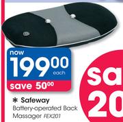 Safeway Battery-Operated Back Massager FEX201