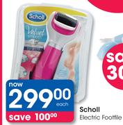Scholl Electric Footfile