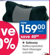 Safeway Battery-Operated Neck Massager SJ501R001