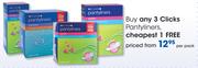 Clicks Pantyliners-Per Pack