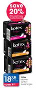 Kotex UltraThin Sanitary Towels Singles-Per Pack
