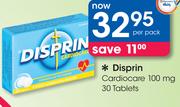 Disprin Cardiocare 100mg-30 Tablets Per Pack