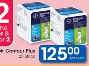 Contour Plus-25 Strips Per Pack