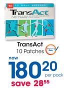 TransAct 10 Patches-Per Pack