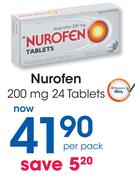 Nurofen 20mg 24 Tablets-Per Pack