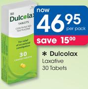 Dulcolax Laxative-30 Tablets Per Pack