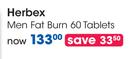 Herbex Men Fat Burn 60 Tablets-Each