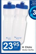 Clicks Water Bottle-Each