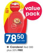 Canderel Red 300 Plus 33% Free