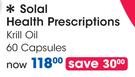 Solal Health Prescriptions Krill Oil-60 Capsules Per Pack