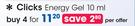 Clicks Energy Gel-4x10ml
