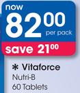 Vitaforce Nutri-B-60 Tablets Per Pack