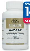 Solal Health Prescriptions Omega 3x3-60 Softgels Per Pack
