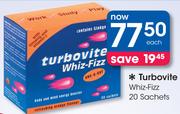 Turbovite Whiz-Fizz-20 Sachets Each