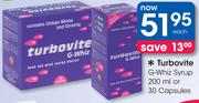 Turbovite G-Whiz Syrup 200ml Or 30 Capsules-Each