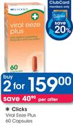 Clicks Viral Eeze Plus-2x60 Capsules