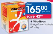 Vita-Thion Energy Tonic Sachets-60x5g Per Pack