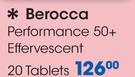 Berocca Performance 50+ Effervescent 20 Tablets-Each