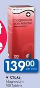 Clicks Magnesium 100 Tablets-Per Pack