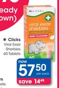 Clicks Viral Eeze Sherbies 60 Tablets-Per Pack