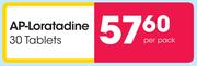 AP-Loratadine-30 Tablets Per Pack