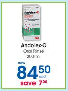 Andolex-C Oral Rinse-200ml
