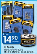 Zenith Hardware Products-Per Pack